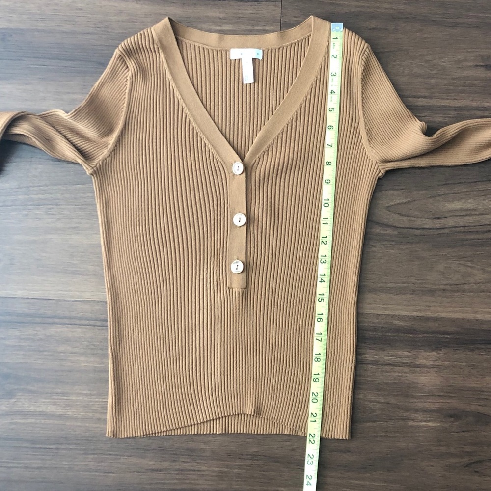 Leith Rib Henley Top - Picture 8 of 10